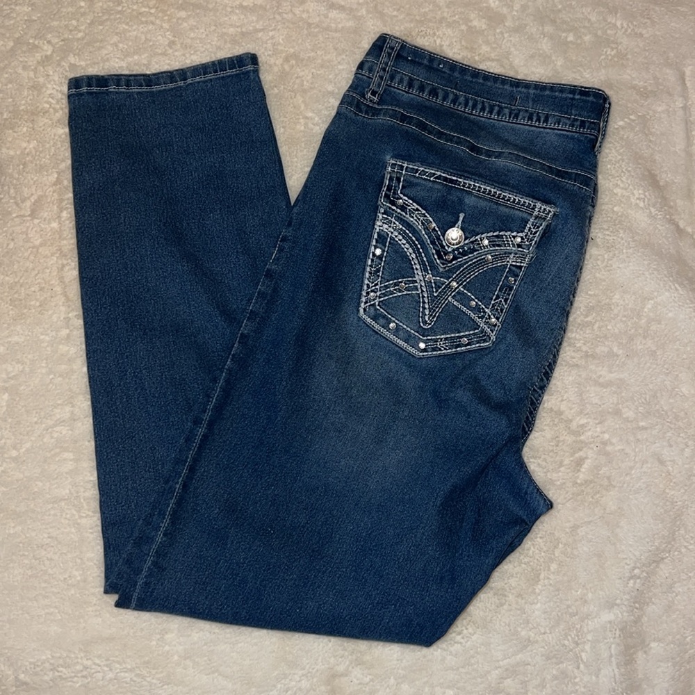 V G S Women's Blue skinny Jeans size 16